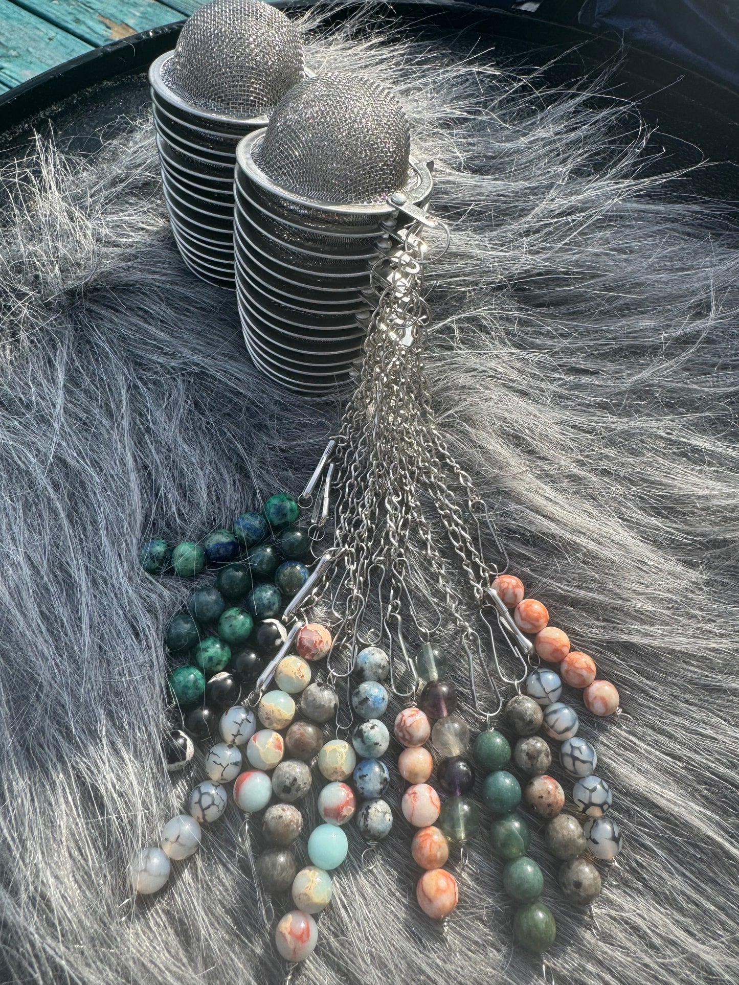 Crystal Tea Strainers