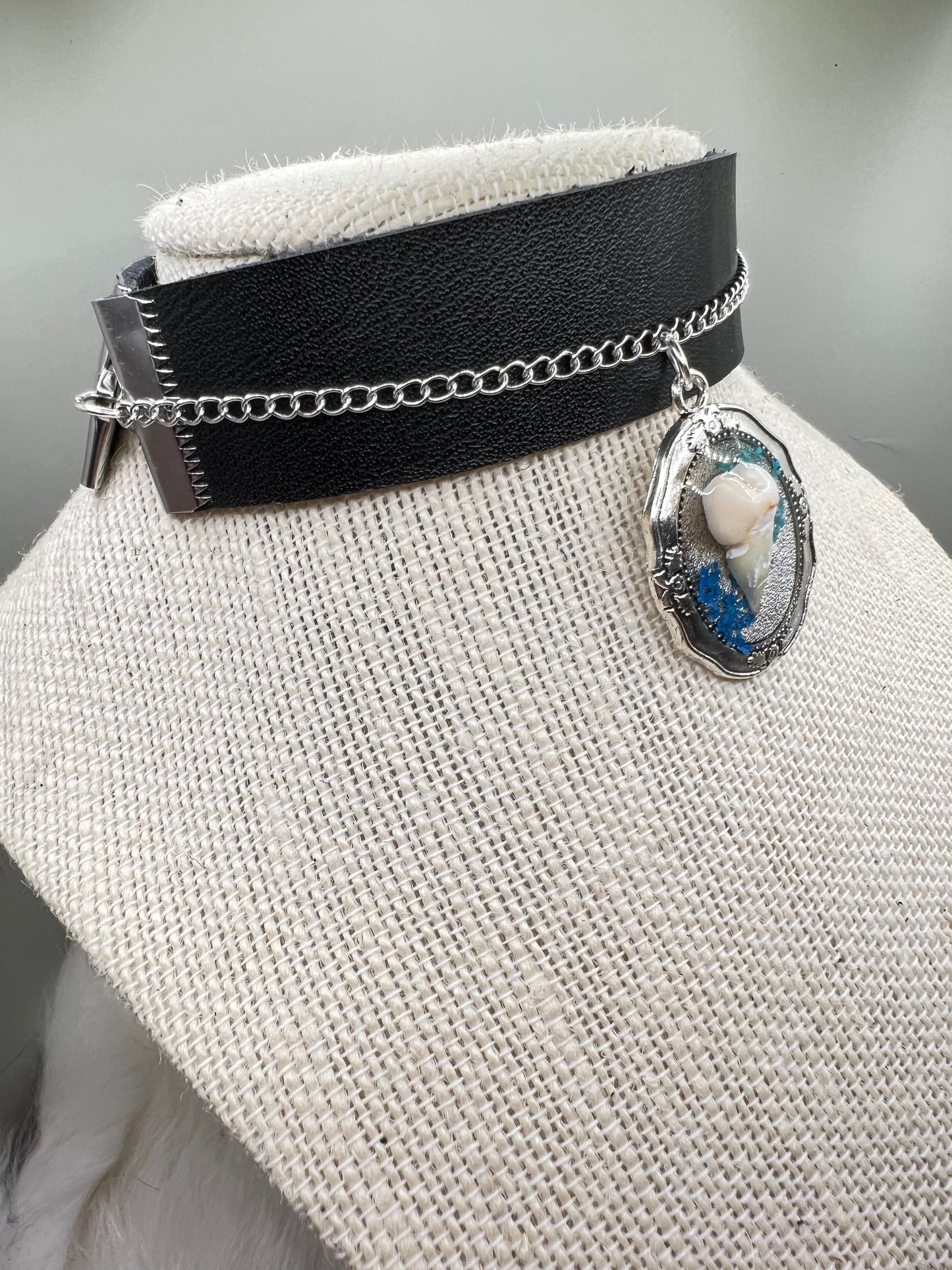 “The Hermit” Human Teeth Choker Necklace