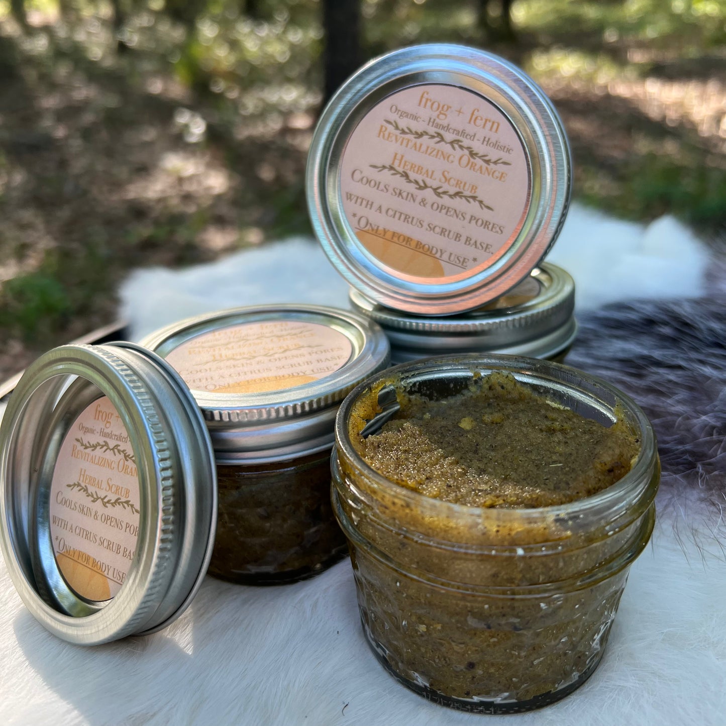 Revitalizing Orange Herbal Scrub - 4oz