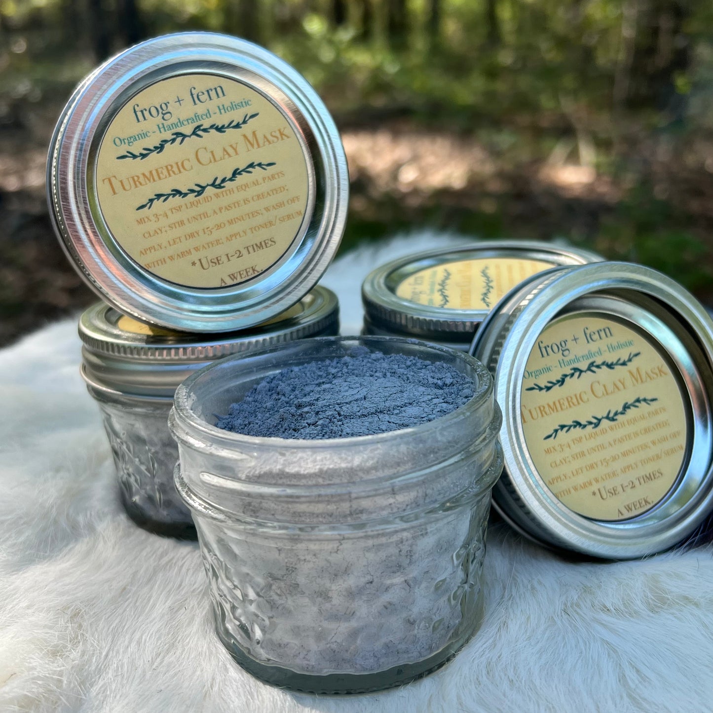 Rejuvenating Turmeric Clay Mask - 4oz